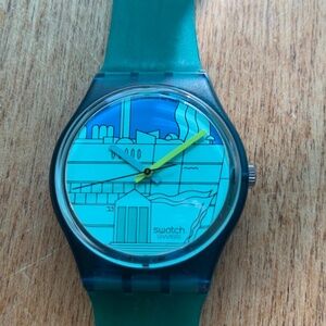 Vintage Swatch ..works well ..gent size